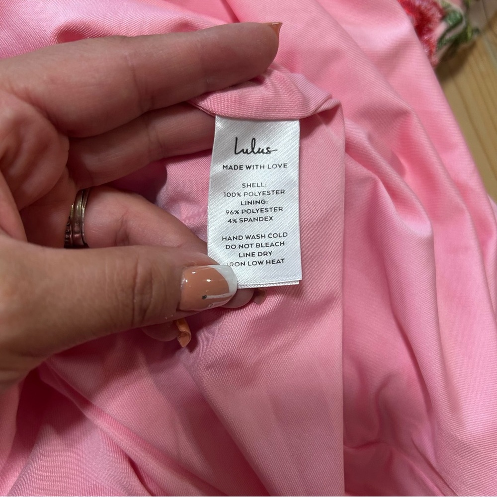 Blooming For Love Pink Floral Embroidered Midi Dress - Picture 10 of 10